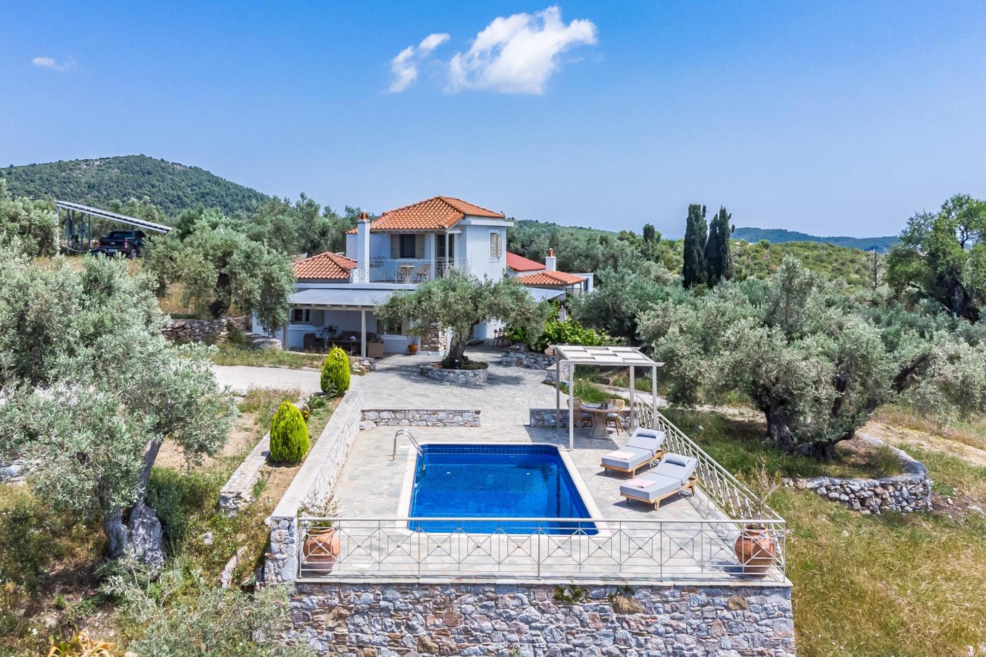 Villa Nektaria Alikias ภายนอก รูปภาพ